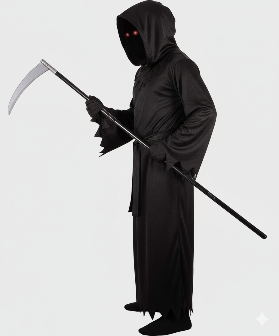 grim reaper black cloak