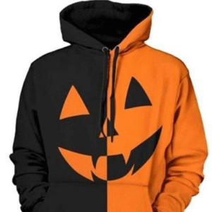 pumpkin head hoodie for halloween