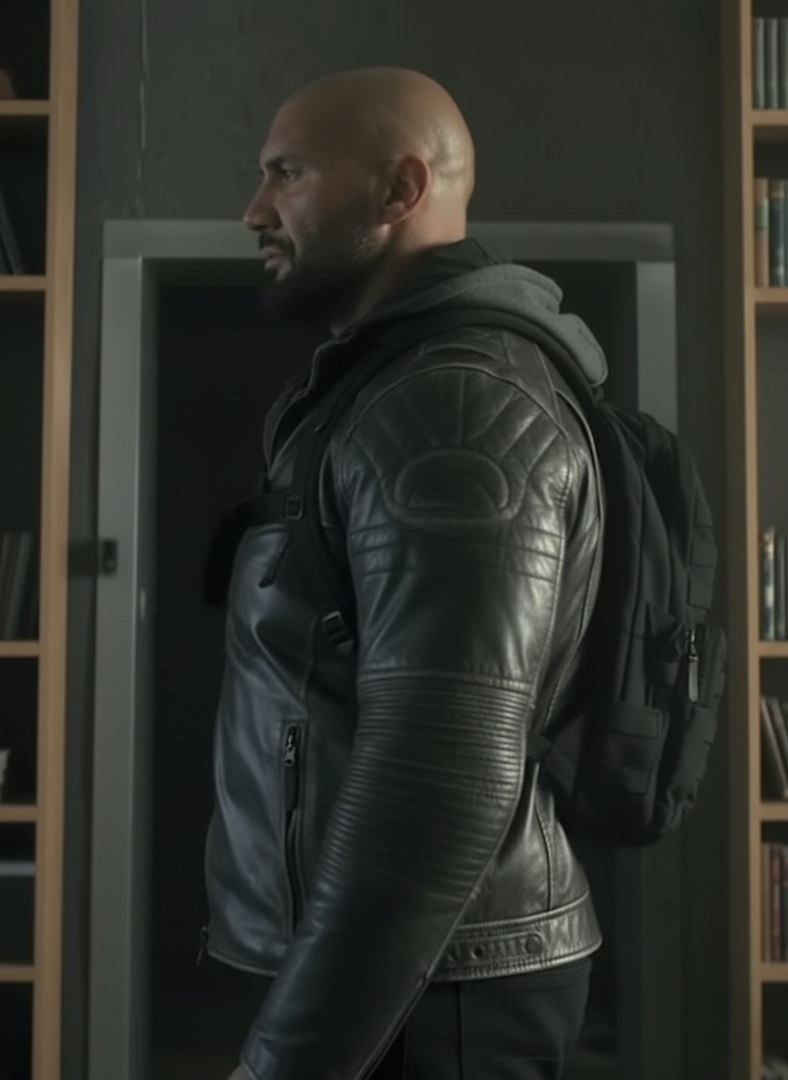 Dave Bautista Afterburn Movie 2025 Leather Jacket dave bautista afterburn movie 2025 leather jacket