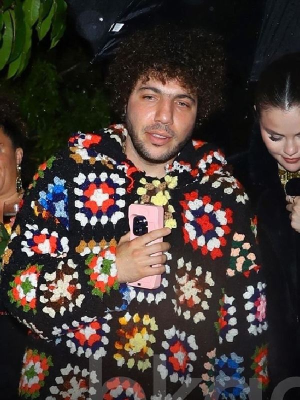 2024 grammys after party benny blanco multicolor track suit