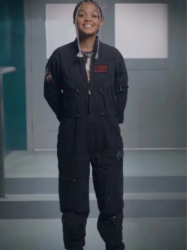 2024 ghostbusters: frozen empire celeste o’connor black jumpsuit