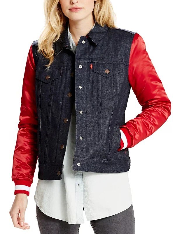 49ers san fransisco denim varsity jacket