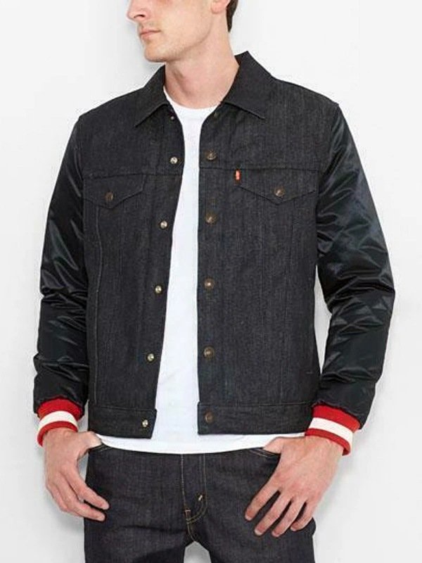 49ers san fransisco denim varsity jacket