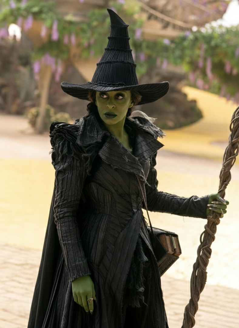 Wicked For Good Cynthia Erivo Black Coat wicked for good cynthia erivo black coat