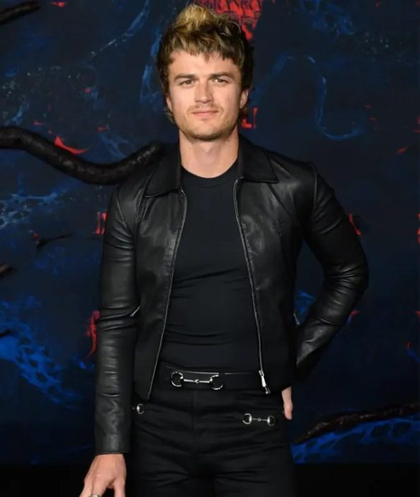 Stranger Things S05 Steve Harrington Leather Jacket