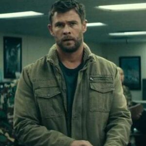 Chris Hemsworth 12 Strong Green Jacket