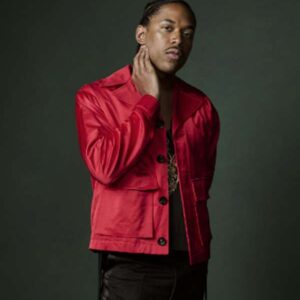 Kelvin Harrison Jr Chevalier Red Jacket