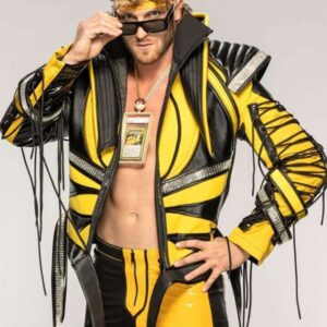 WWE WrestleMania 38 Logan Paul Leather Jacket