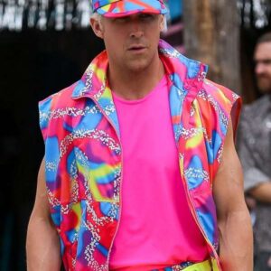 Barbie 2023 Ryan Gosling Colorful Vest