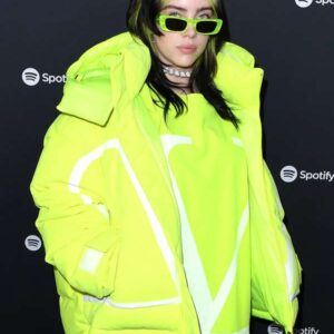 Billie Eilish Spotify Best New Artist Green Jacket