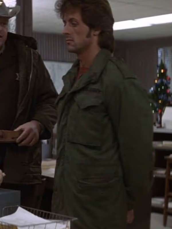 Sylvester Stallone First Blood Green Jacket - Image 4
