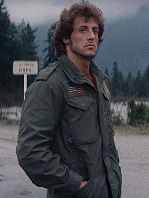 Sylvester Stallone First Blood Green Jacket - Image 3