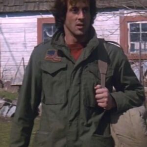 Sylvester Stallone First Blood Green Jacket