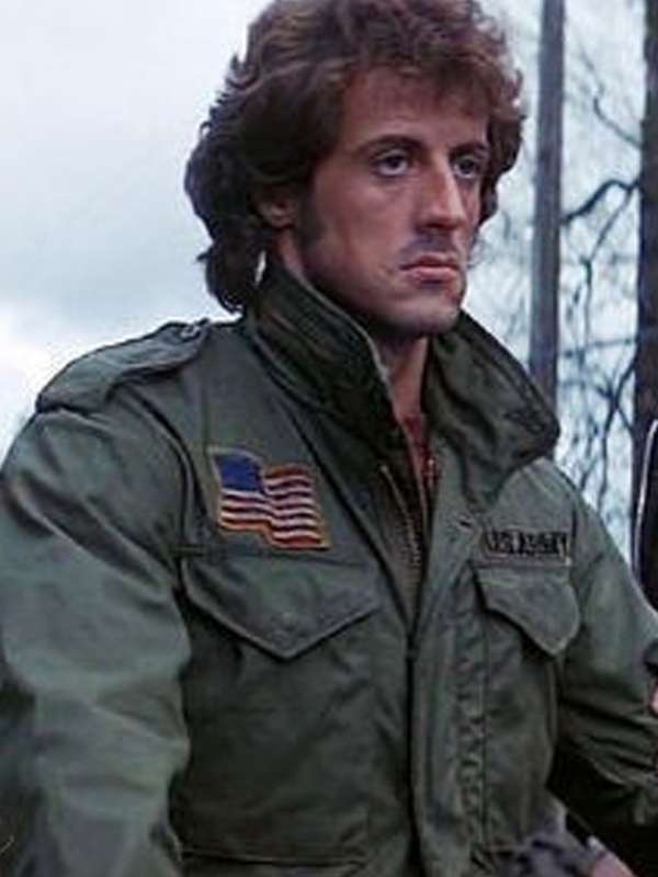 Sylvester Stallone First Blood Green Jacket - Image 2