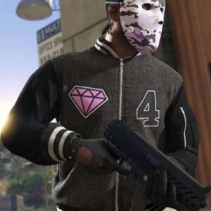 GTA 6 Panther Varsity Jacket