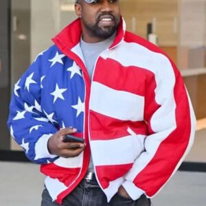 Kanye West American Flag Jacket