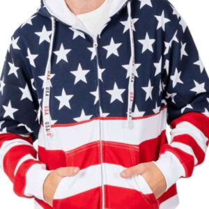 Unisex US Flag Hoodie