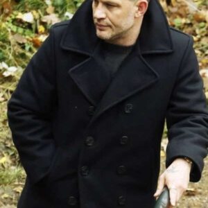 Harry Da Souza MobLand Black Wool Coat