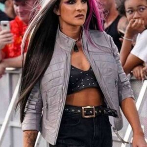 Dakota Kai WWE Quilted Leather Jacket