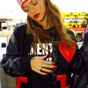 Rihanna Heart Love Varsity Jacket