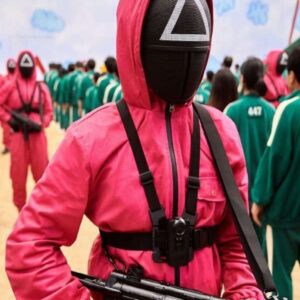 Squid Game Guard Pink Jumpsuit