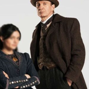 Sherlock & Daughter David Thewlis Brown Coat