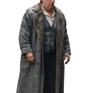 Oswald Cobblepot The Penguin Shearling Leather Coat