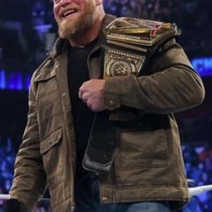 Brock Lesnar WWE Smack Down Brown Jacket