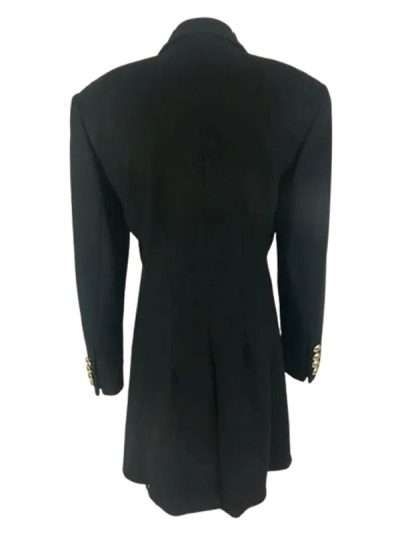 Selena Quintanilla Embroidered Black Coat - Image 4