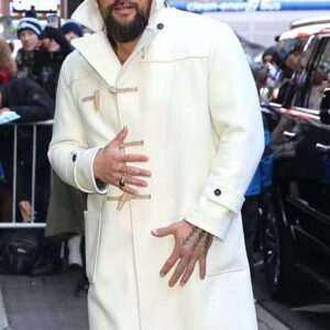 Jason Momoa White Coat
