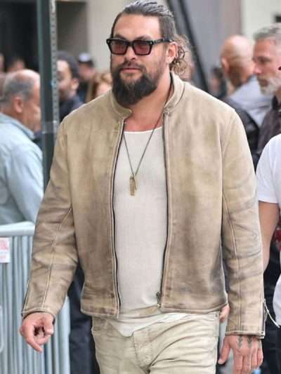 Jason Momoa NYC 2025 Leather Jacket - Image 5