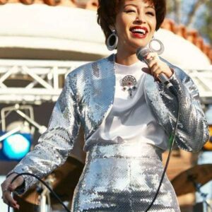 Selena Quintanilla Christian Serratos Silver Jacket